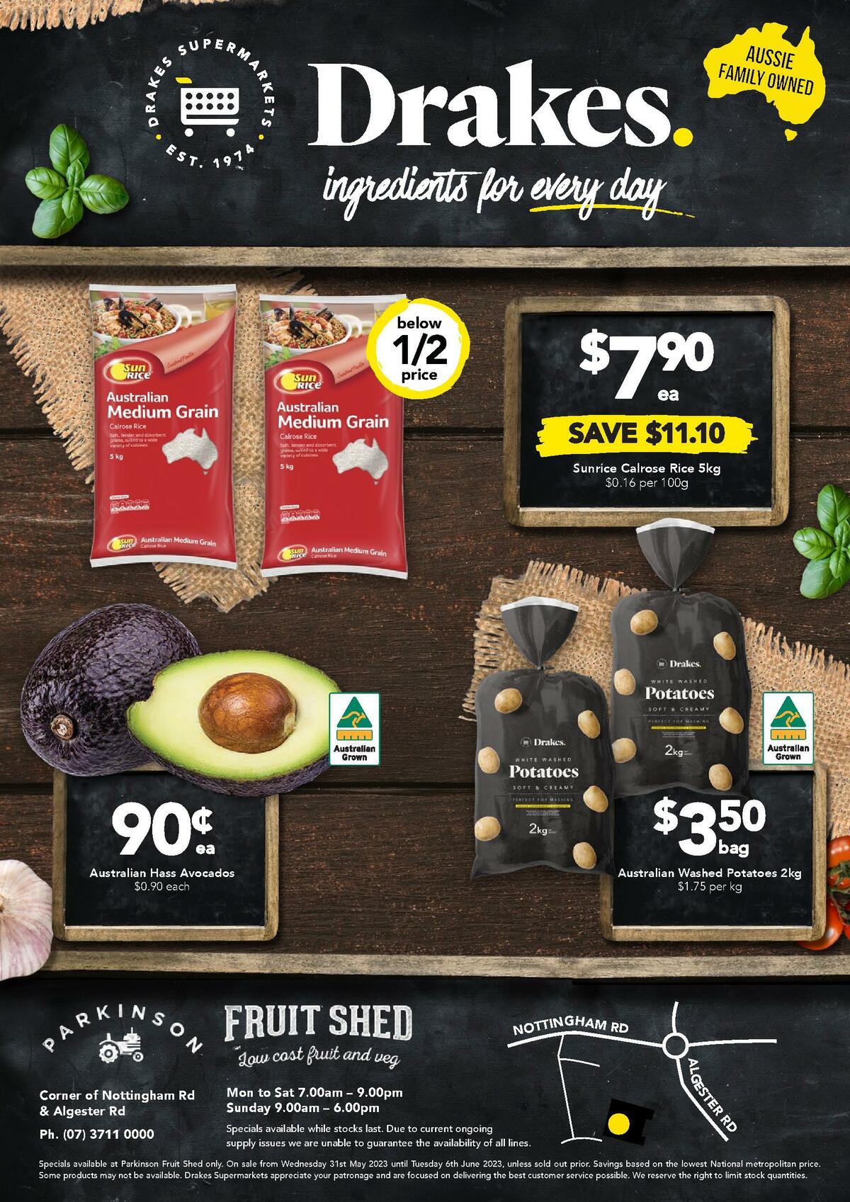 Drakes Parkinson Fruit Shed Catalogues from 31 May