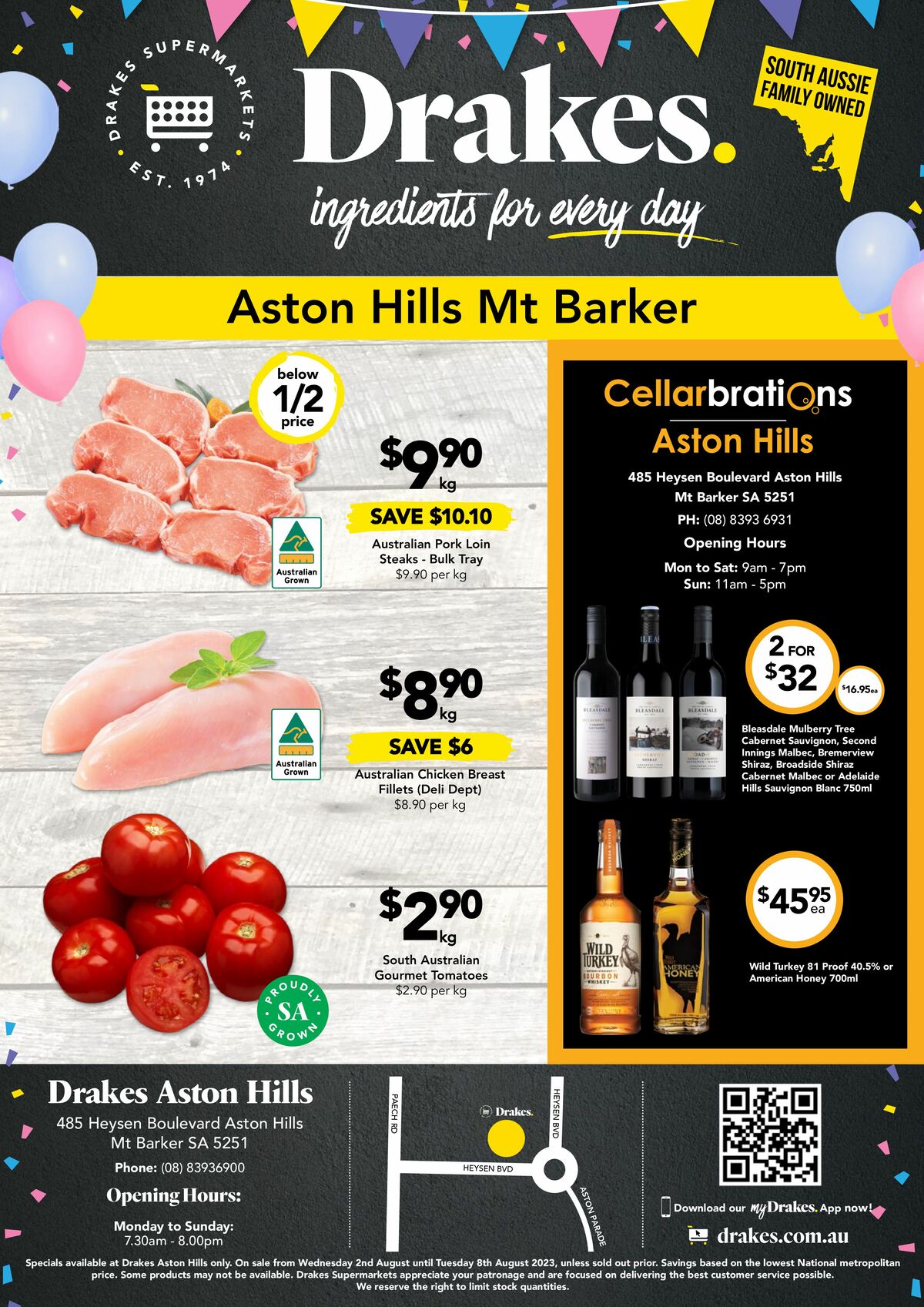 Drakes Aston Hills, Mount Barker Catalogues from 2 August