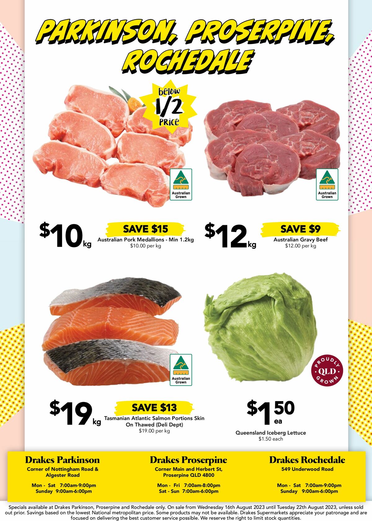 Drakes Parkinson, Rochedale & Proserpine Catalogues from 16 August