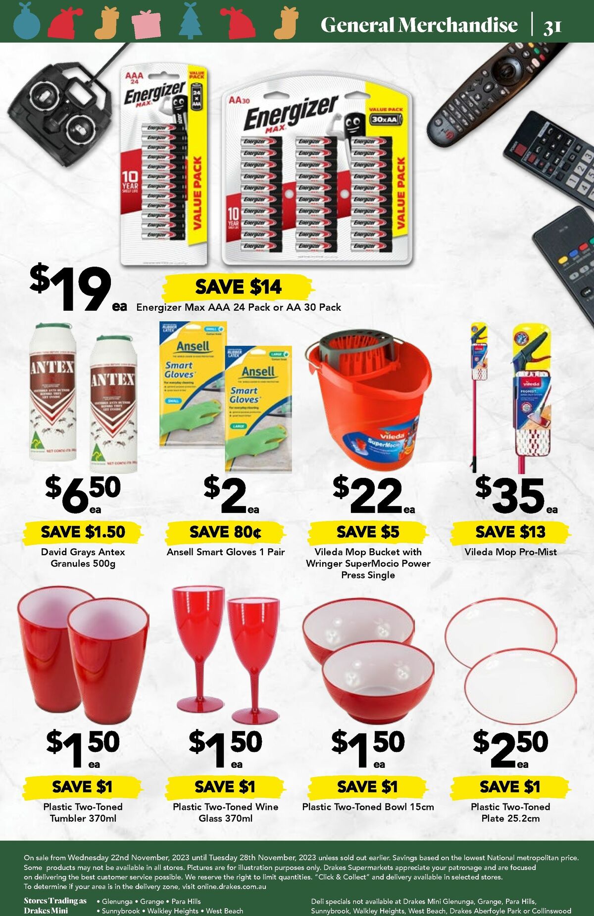 Drakes Catalogues from 22 November