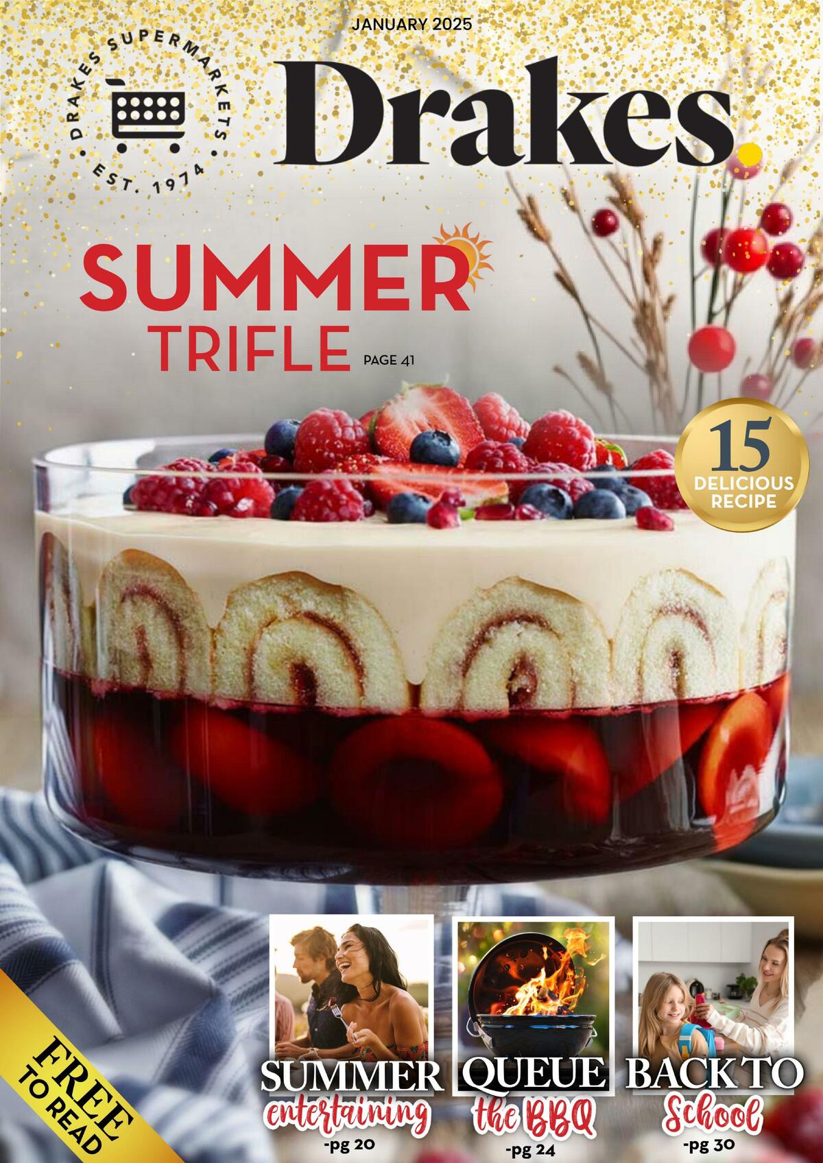 Drakes Magazine January Catalogues from 1 January