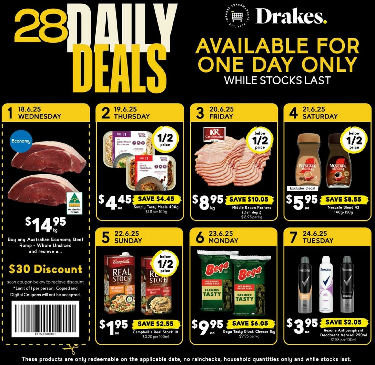 Drakes Queensland Catalogues from 18 June