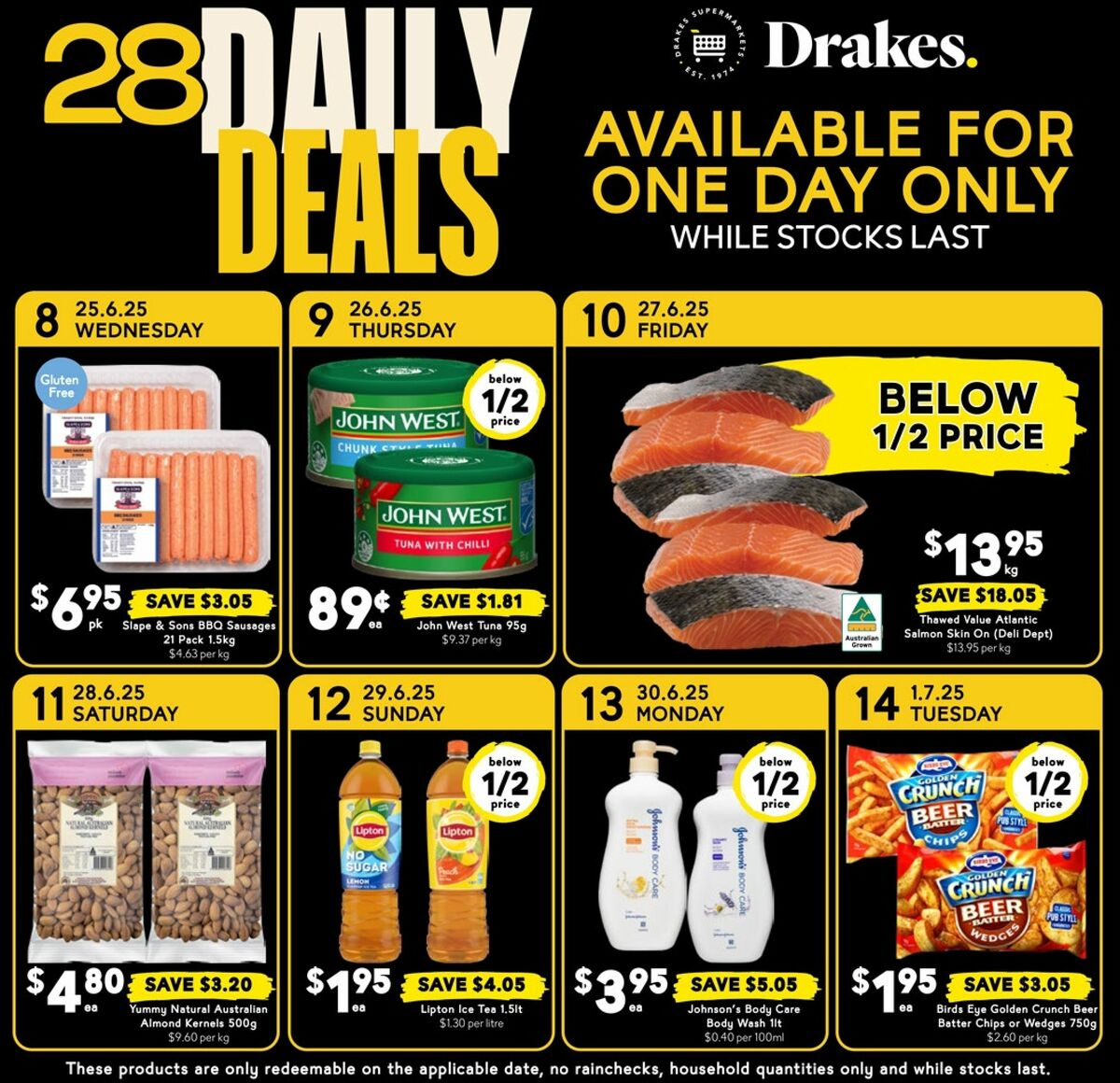 Drakes Queensland Catalogues from 25 June