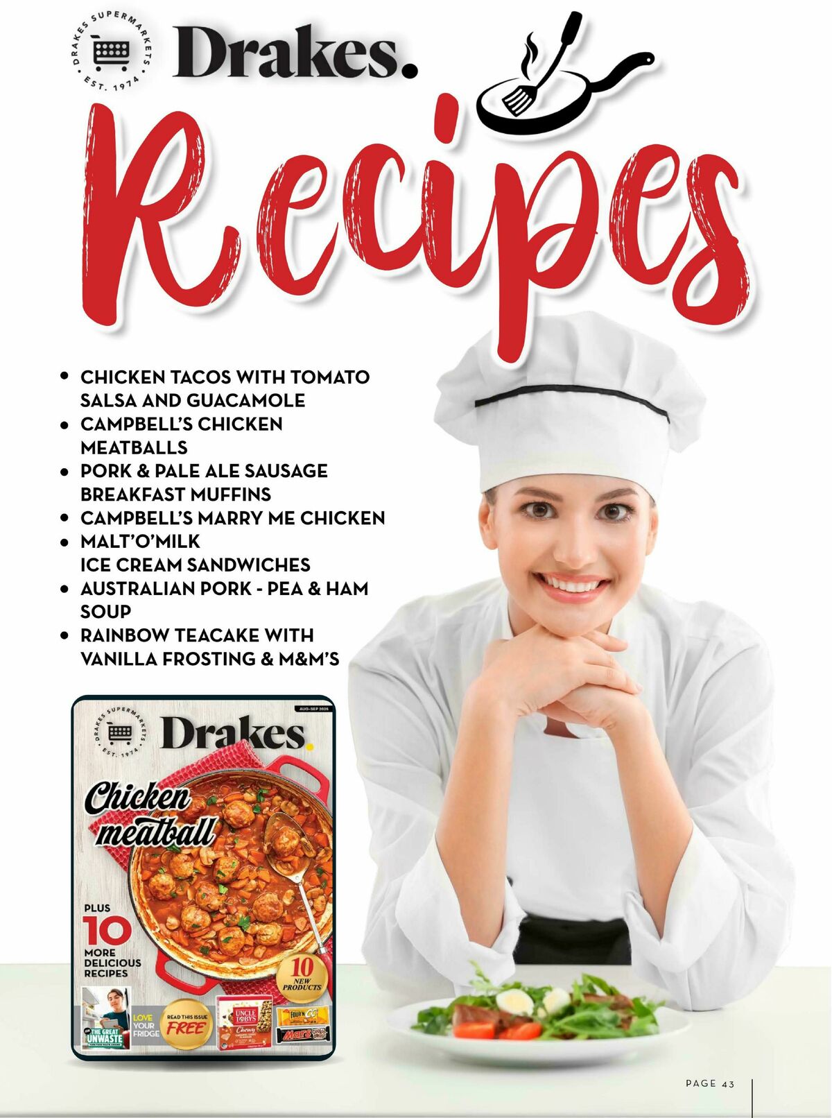 Drakes Magazine August/September Catalogues from 1 August