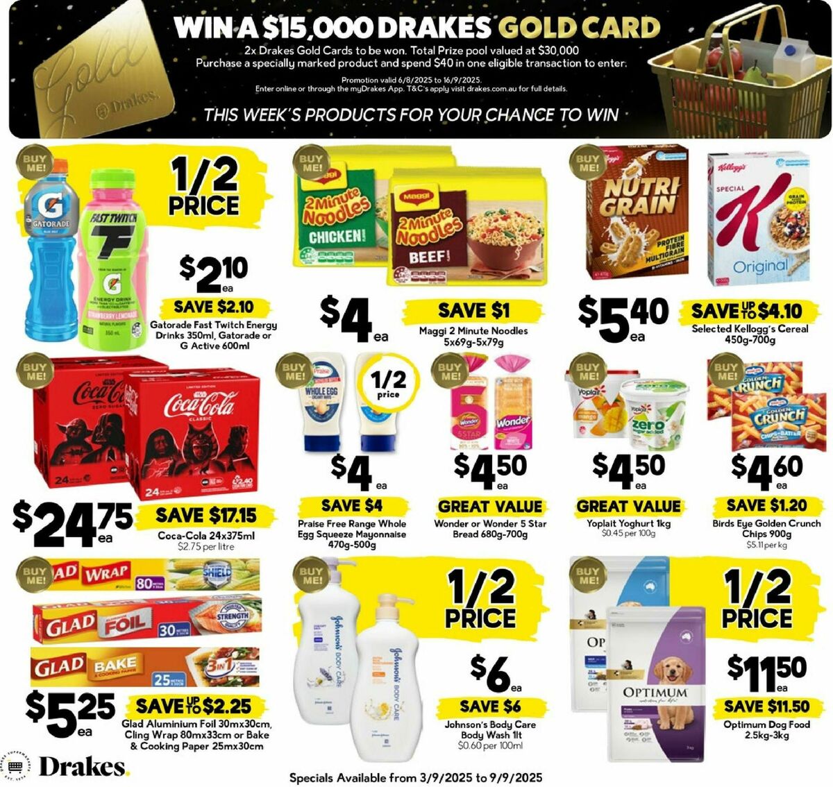 Drakes Queensland Catalogues from 3 September