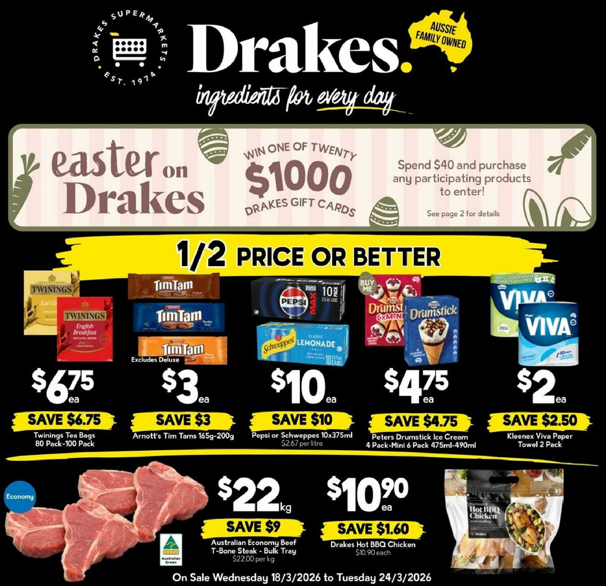 Drakes Queensland Catalogues from 18 March