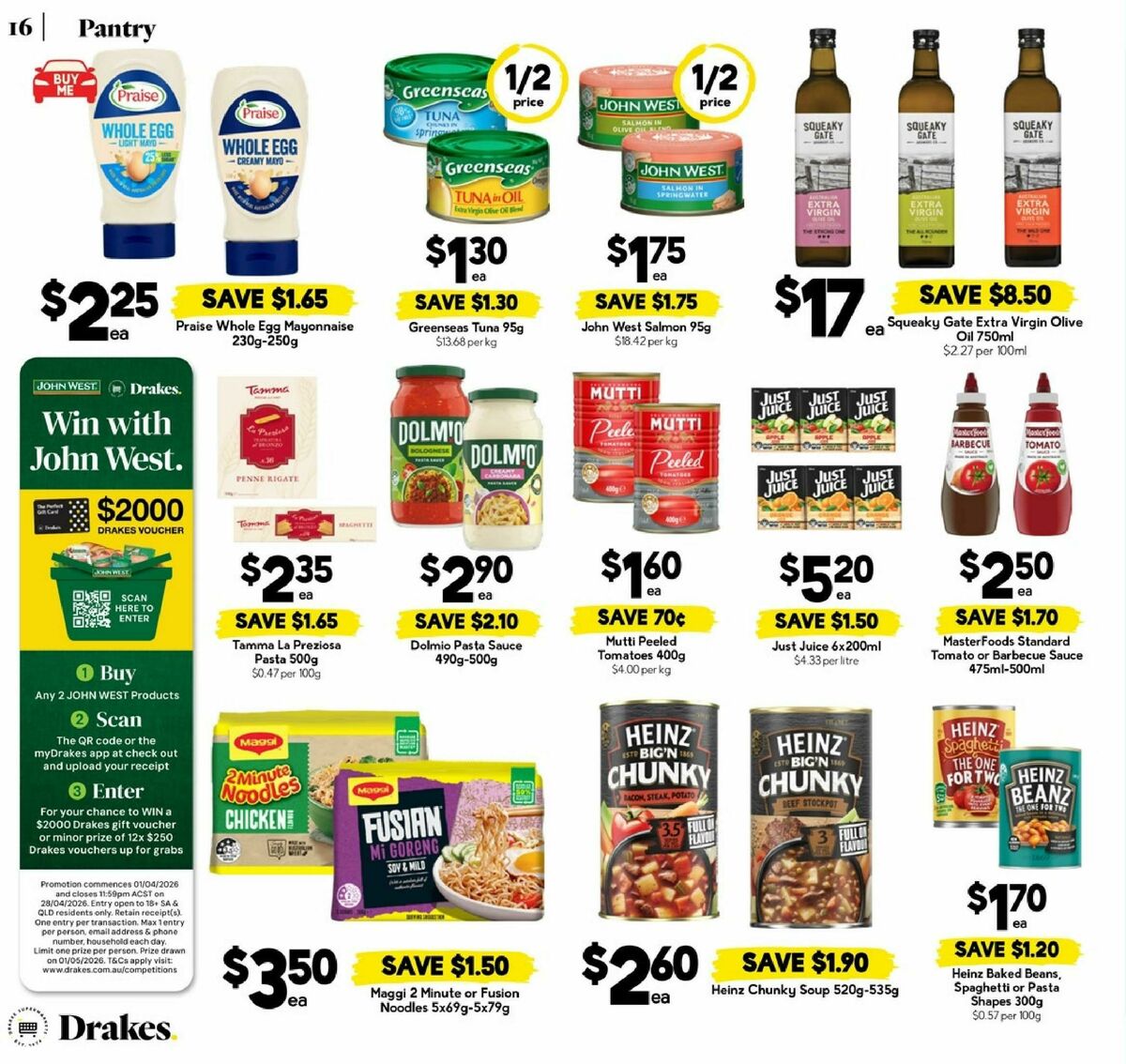 Drakes Catalogues from 15 April