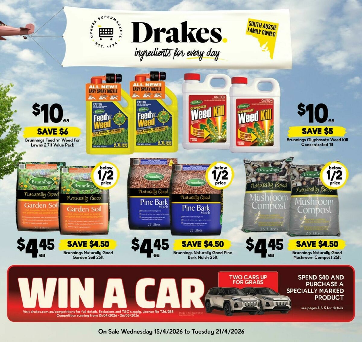 Drakes Catalogues from 15 April