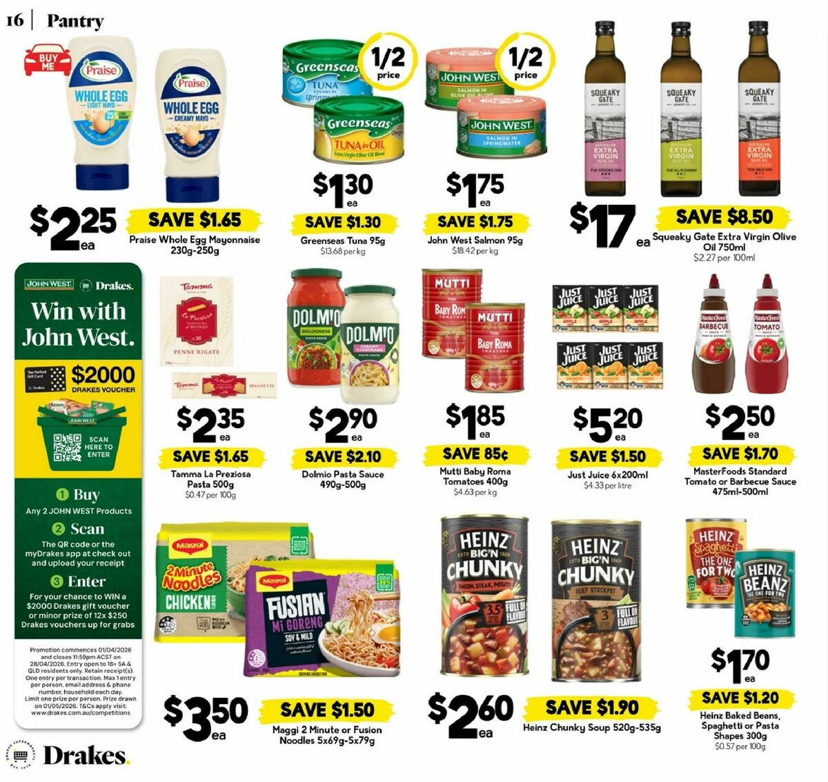 Drakes Queensland Catalogues from 15 April