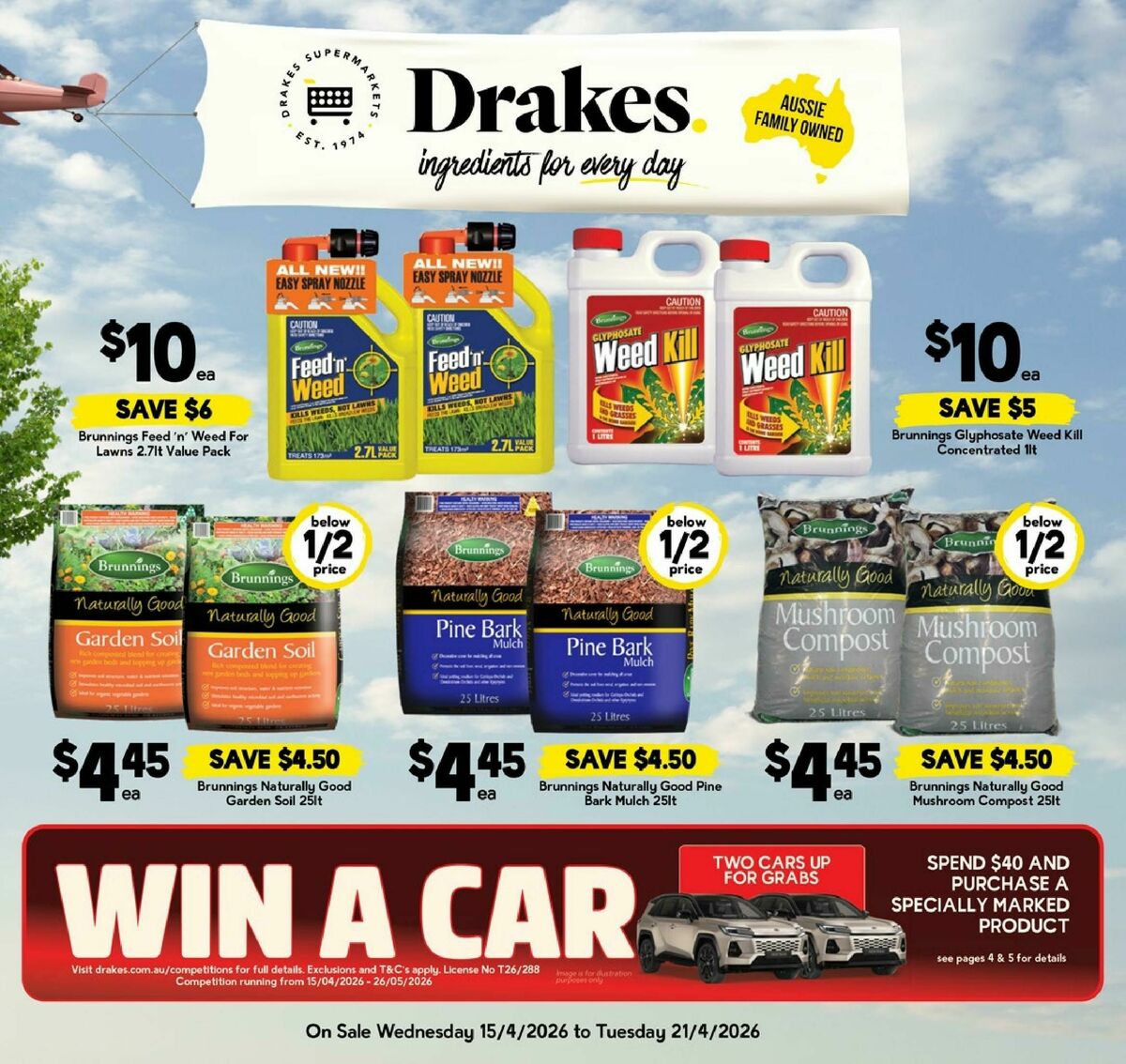 Drakes Queensland Catalogues from 15 April