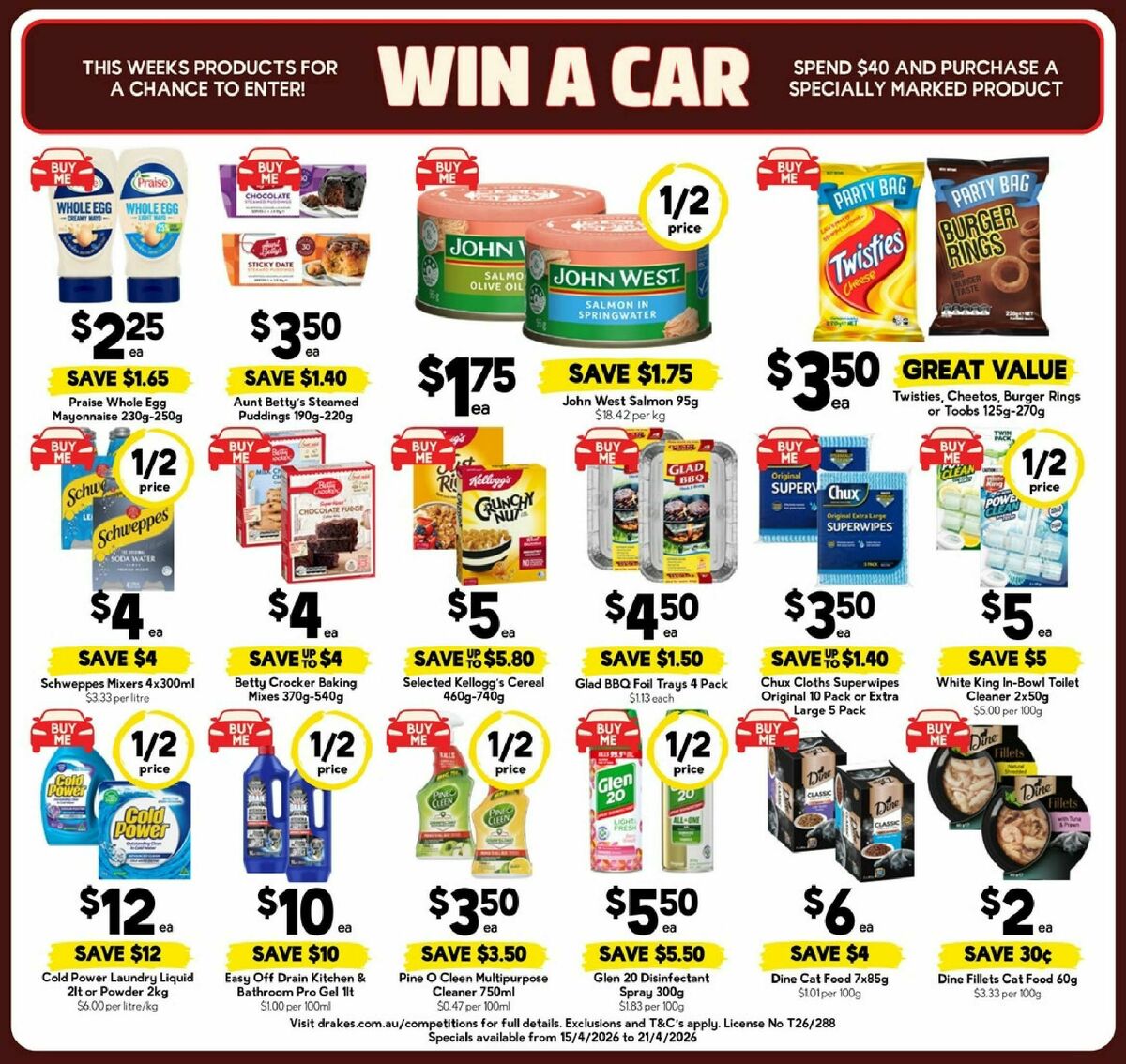 Drakes Queensland Catalogues from 15 April