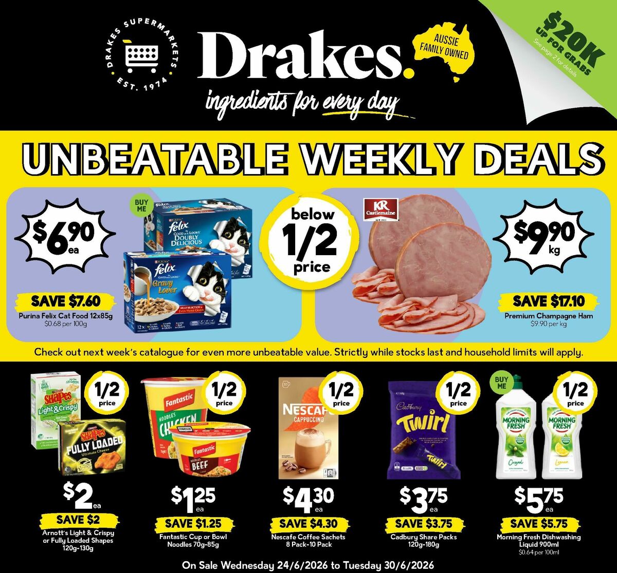 Drakes Queensland Catalogues from 24 June