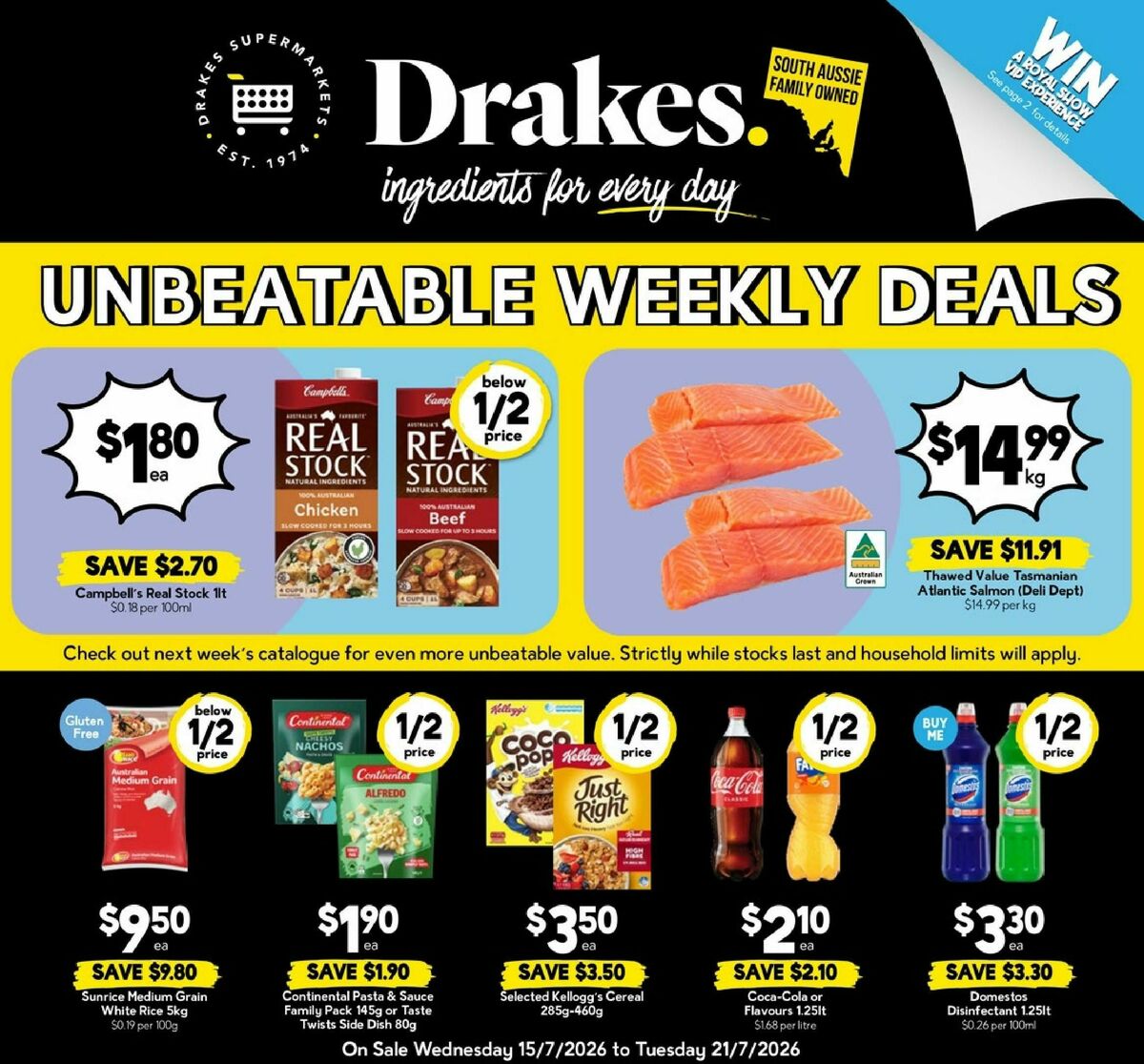 Drakes Catalogues from 15 July
