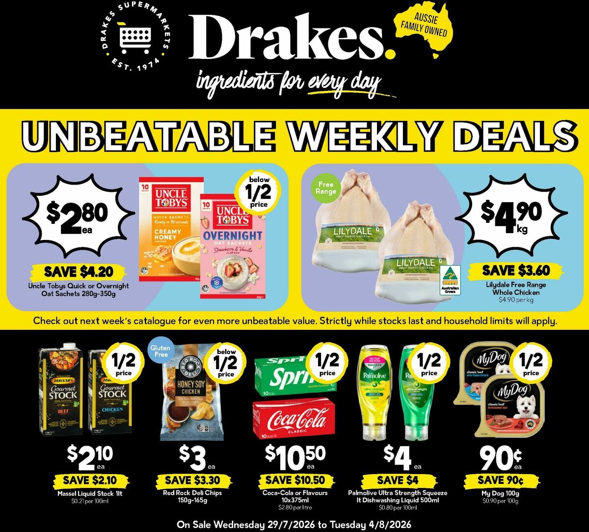Drakes Queensland Catalogues from 29 July