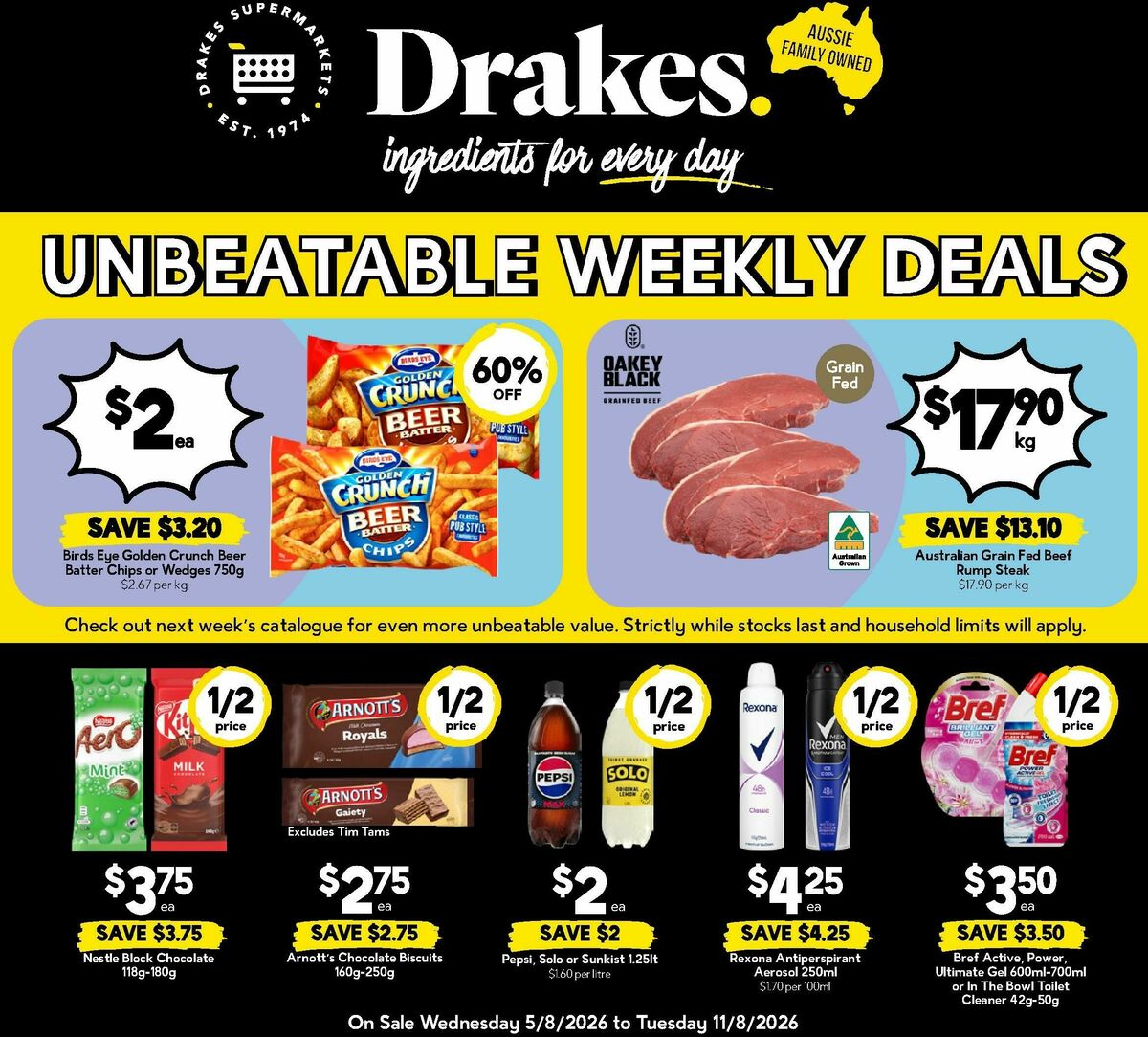 Drakes Queensland Catalogues from 5 August