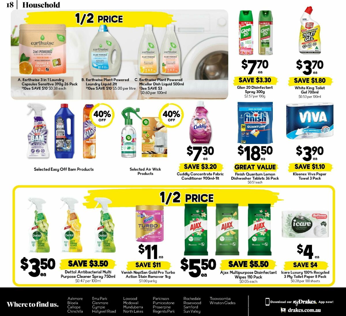 Drakes Queensland Catalogues from 12 August