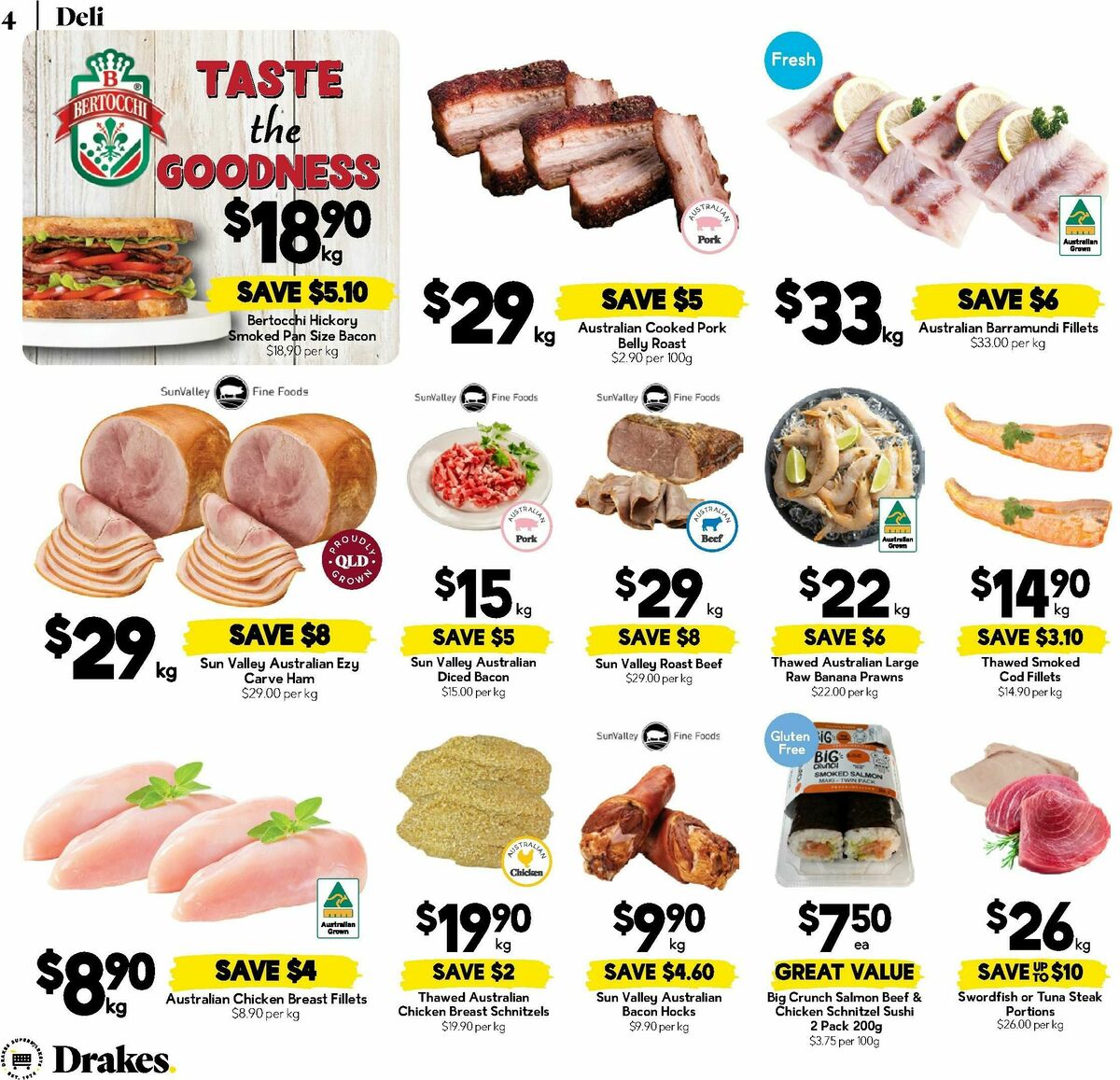 Drakes Queensland Catalogues from 12 August