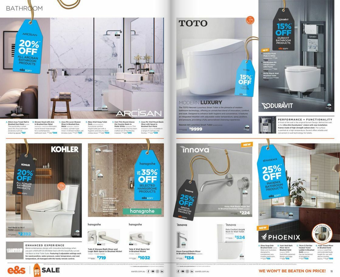 E&S Catalogues from 12 June