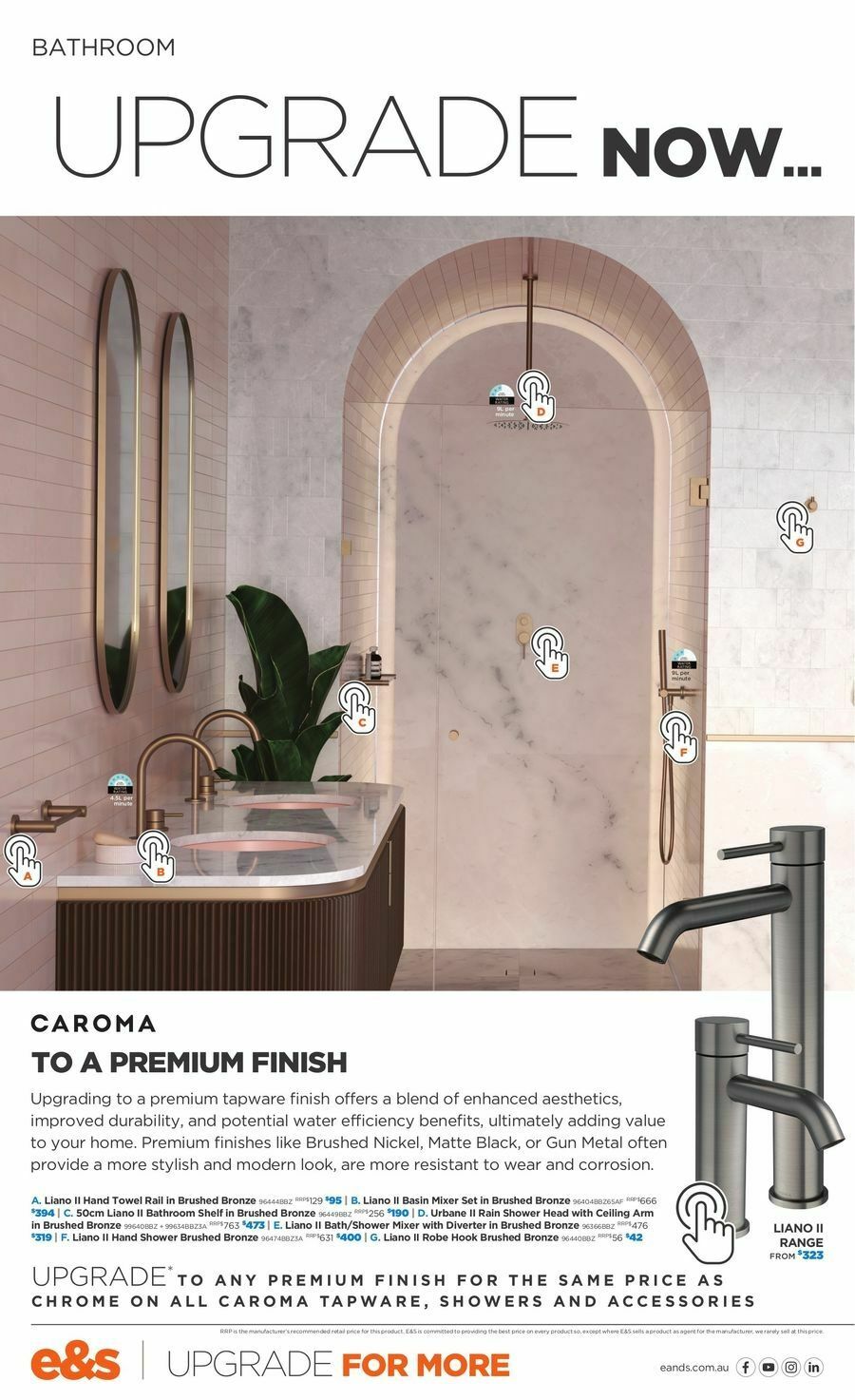 E&S Catalogues from 1 July