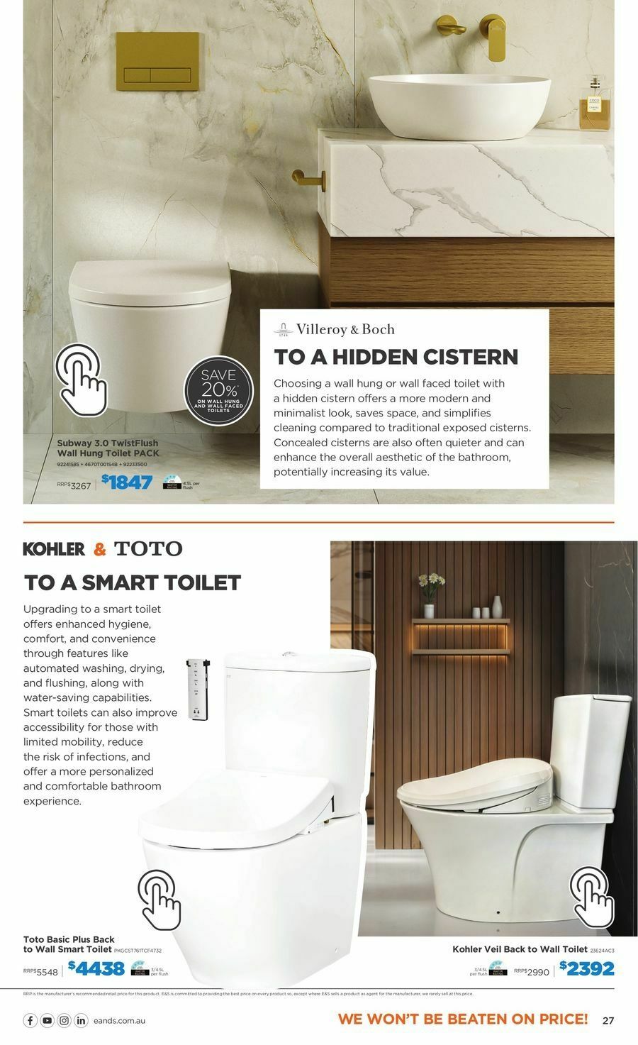 E&S Catalogues from 1 July