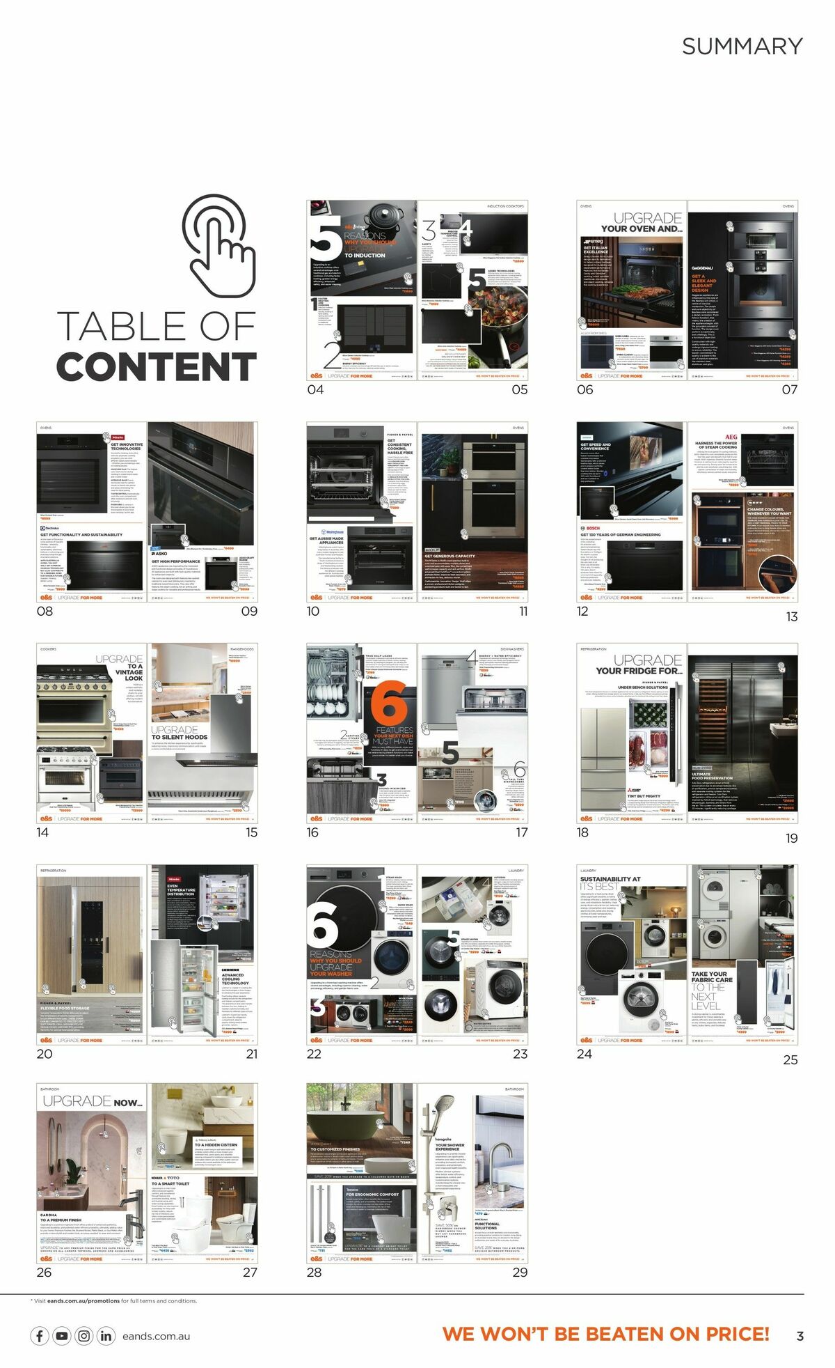 E&S Catalogues from 1 July