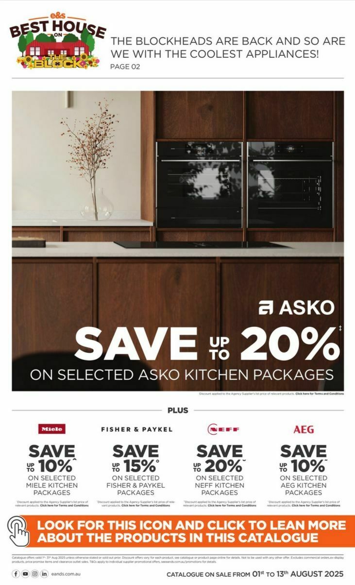 E&S Catalogues from 1 August