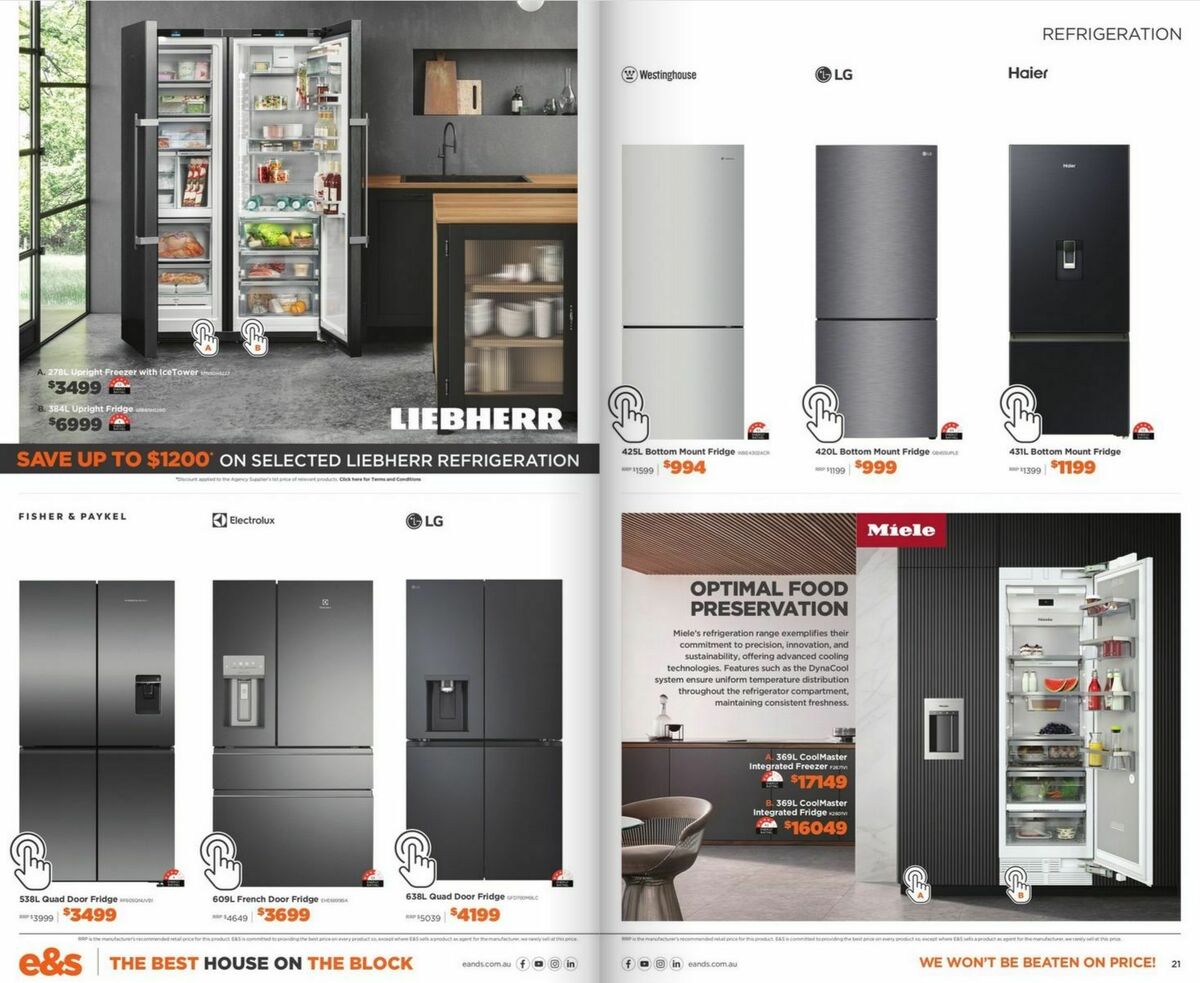 E&S Catalogues from 1 August