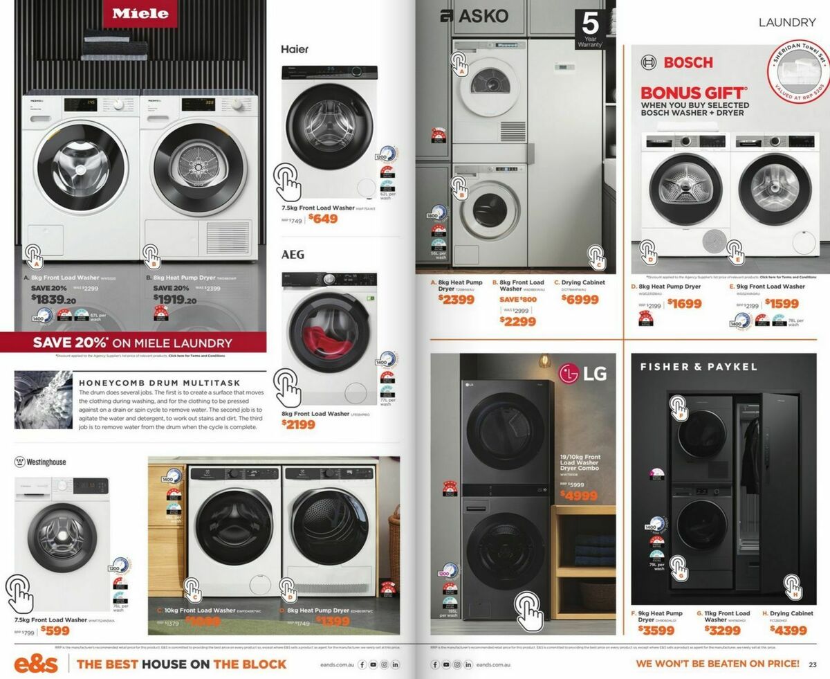 E&S Catalogues from 1 August