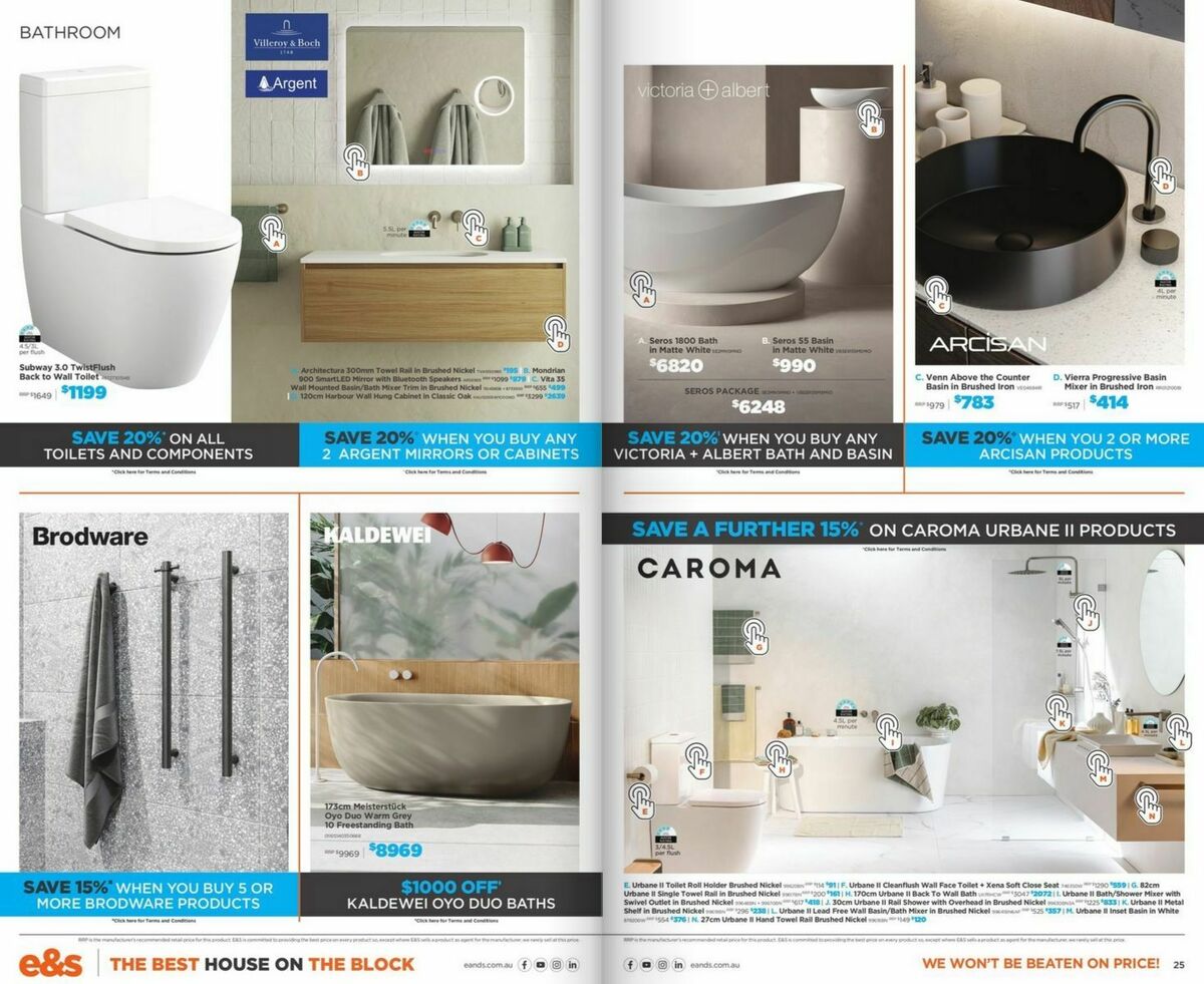 E&S Catalogues from 1 August