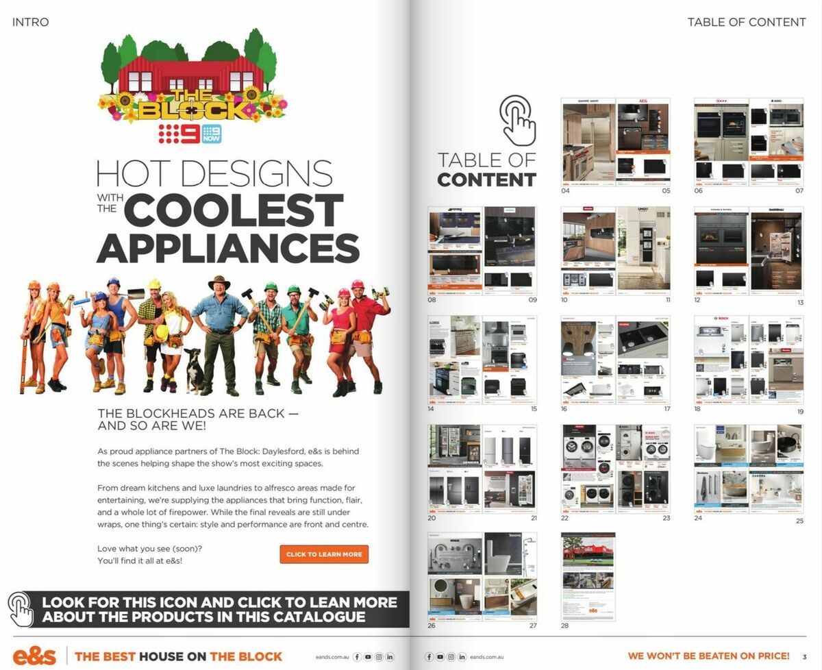 E&S Catalogues from 1 August