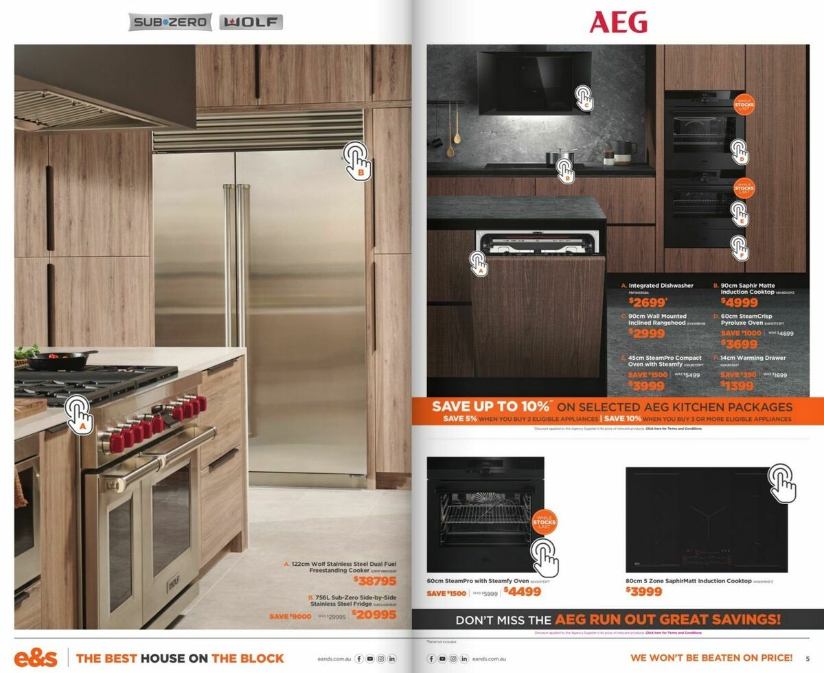 E&S Catalogues from 1 August