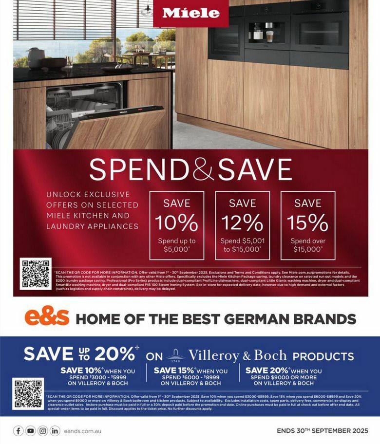 E&S Catalogues from 3 September