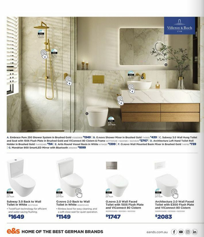 E&S Catalogues from 3 September