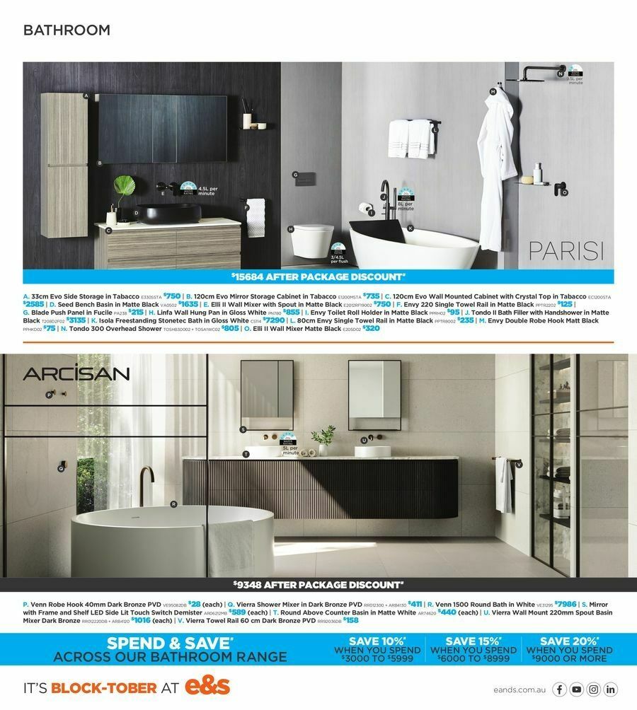 E&S Catalogues from 15 October