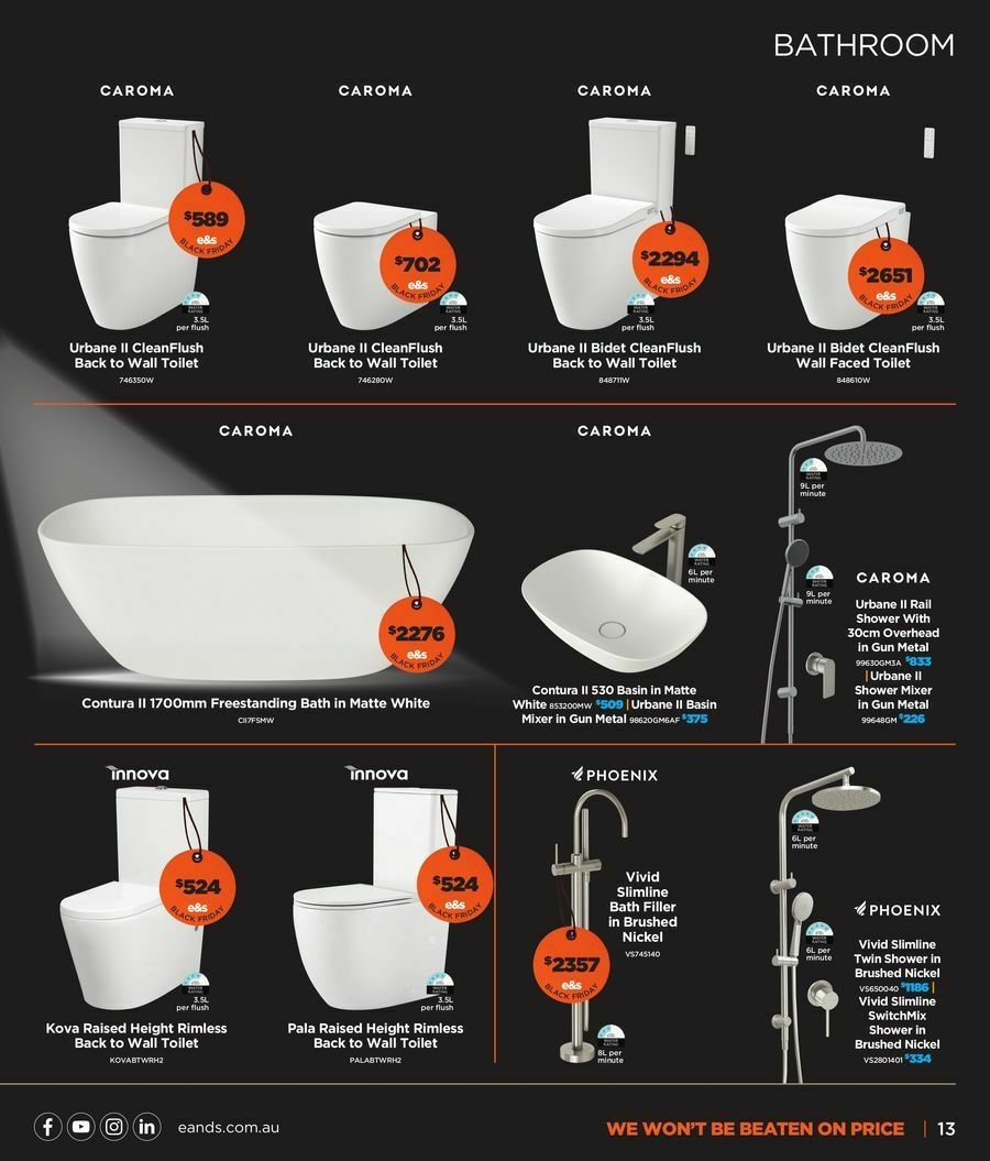 E&S Black Friday Catalogues from 17 November