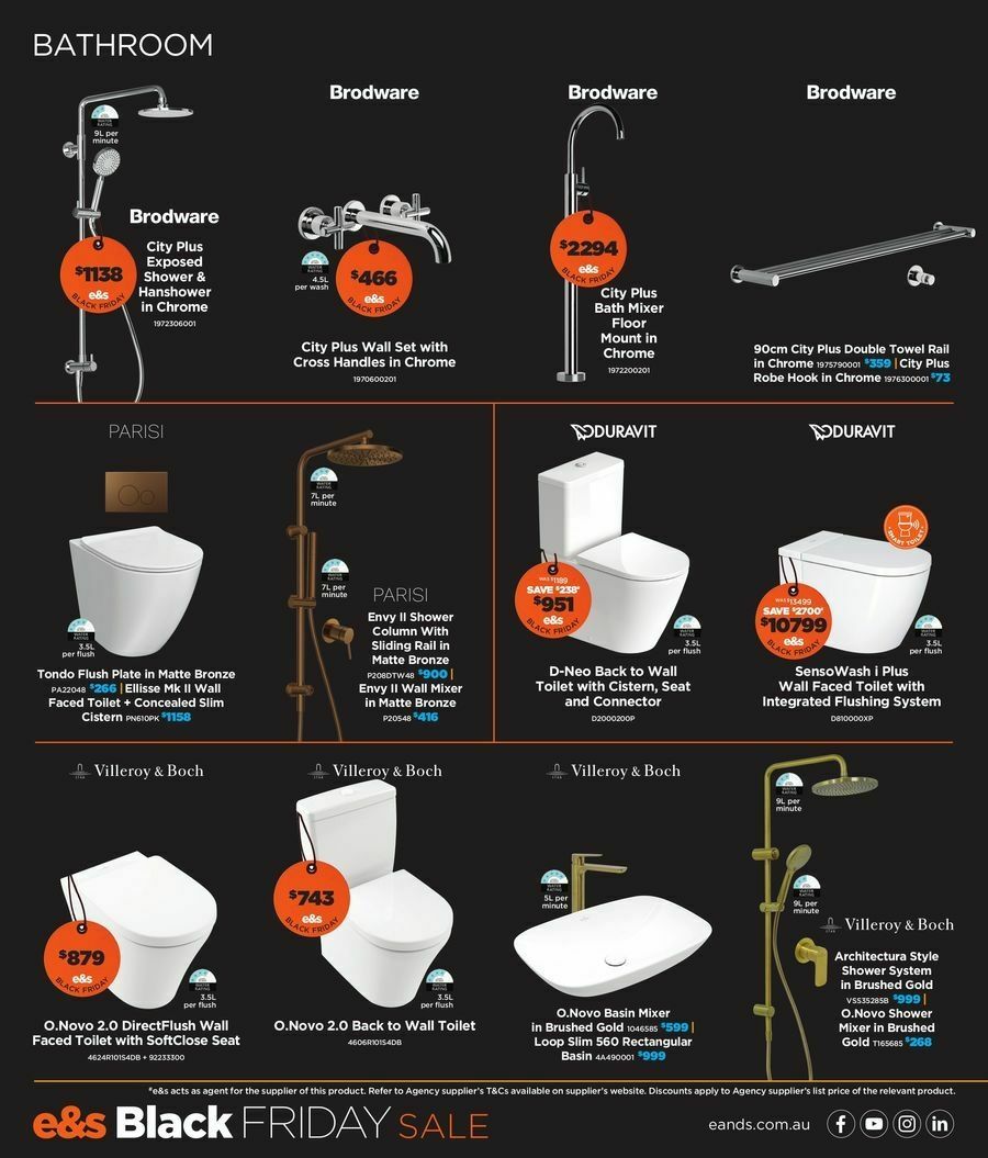 E&S Black Friday Catalogues from 17 November