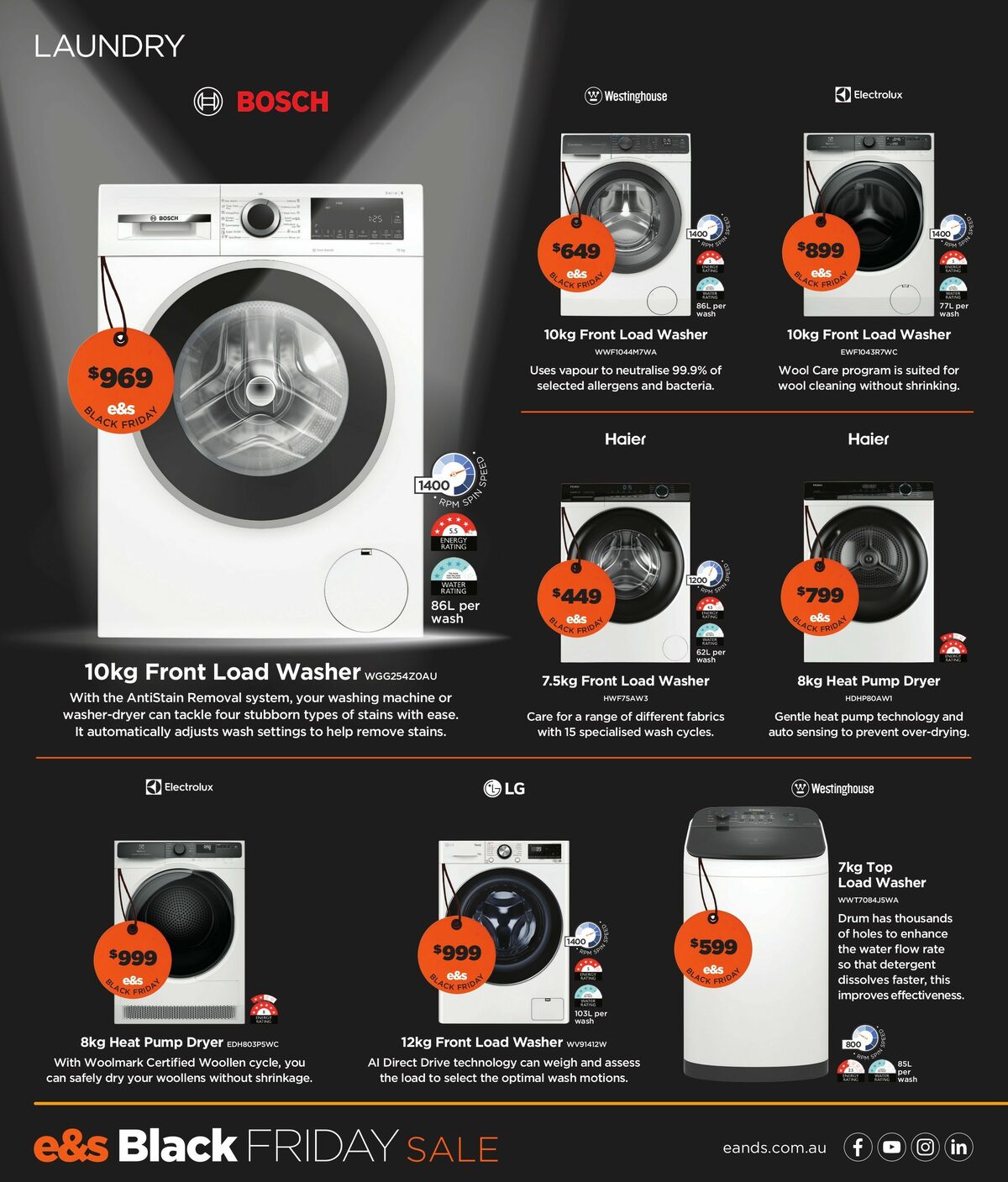 E&S Black Friday Catalogues from 17 November