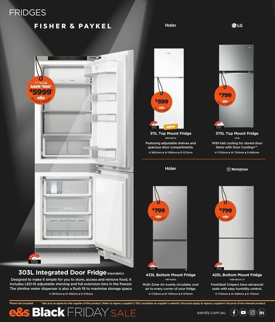 E&S Black Friday Catalogues from 17 November