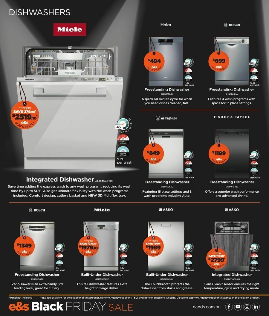 E&S Black Friday Catalogues from 17 November