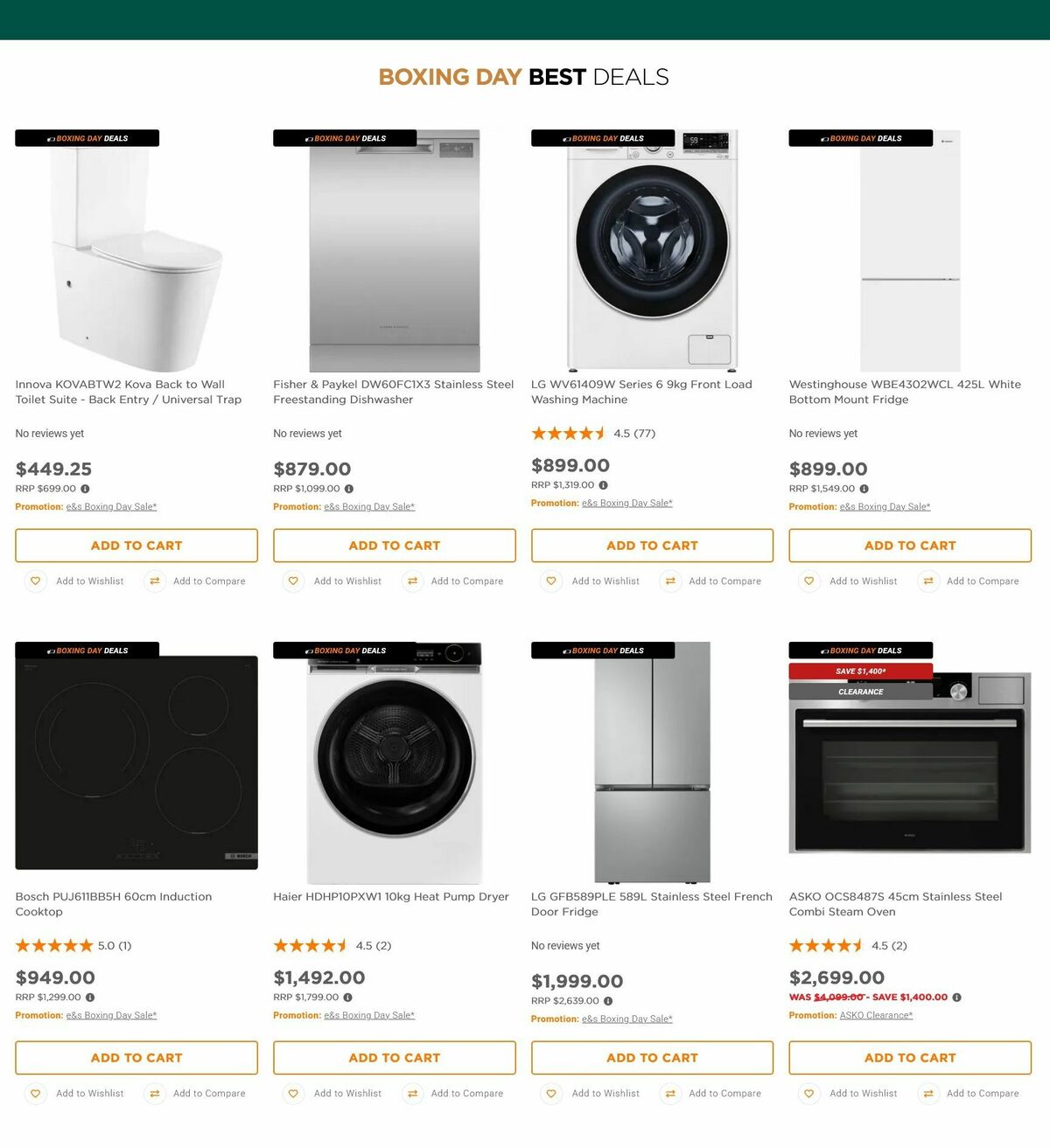 E&S Catalogues from 15 December