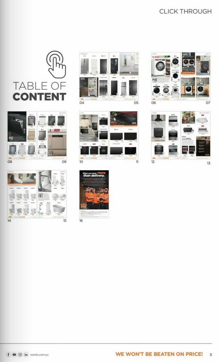 E&S Catalogues from 19 January