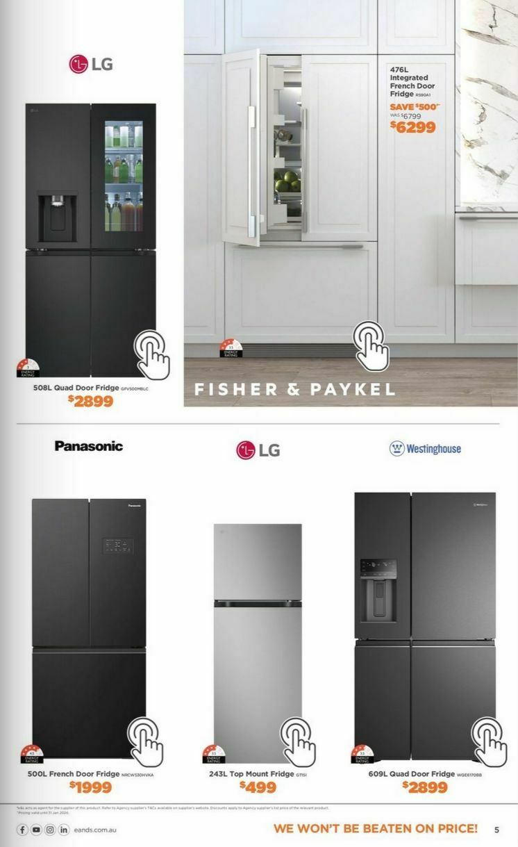 E&S Catalogues from 19 January