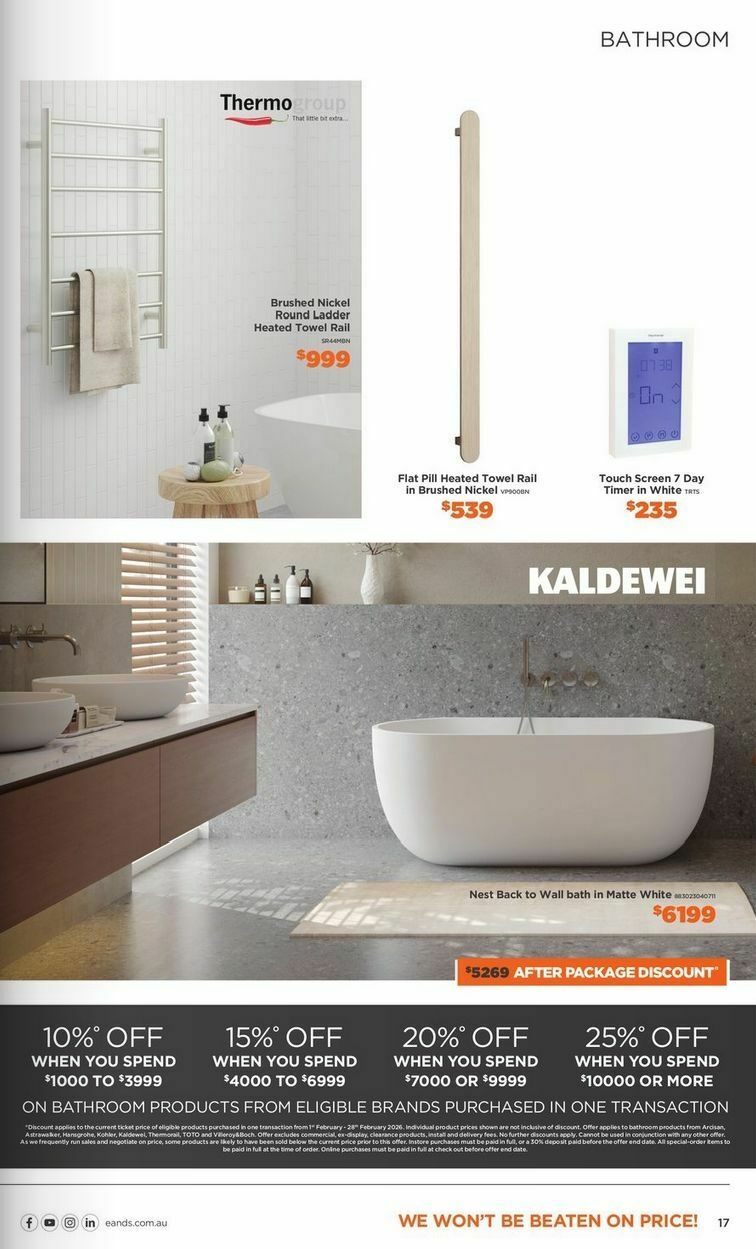 E&S Catalogues from 7 February