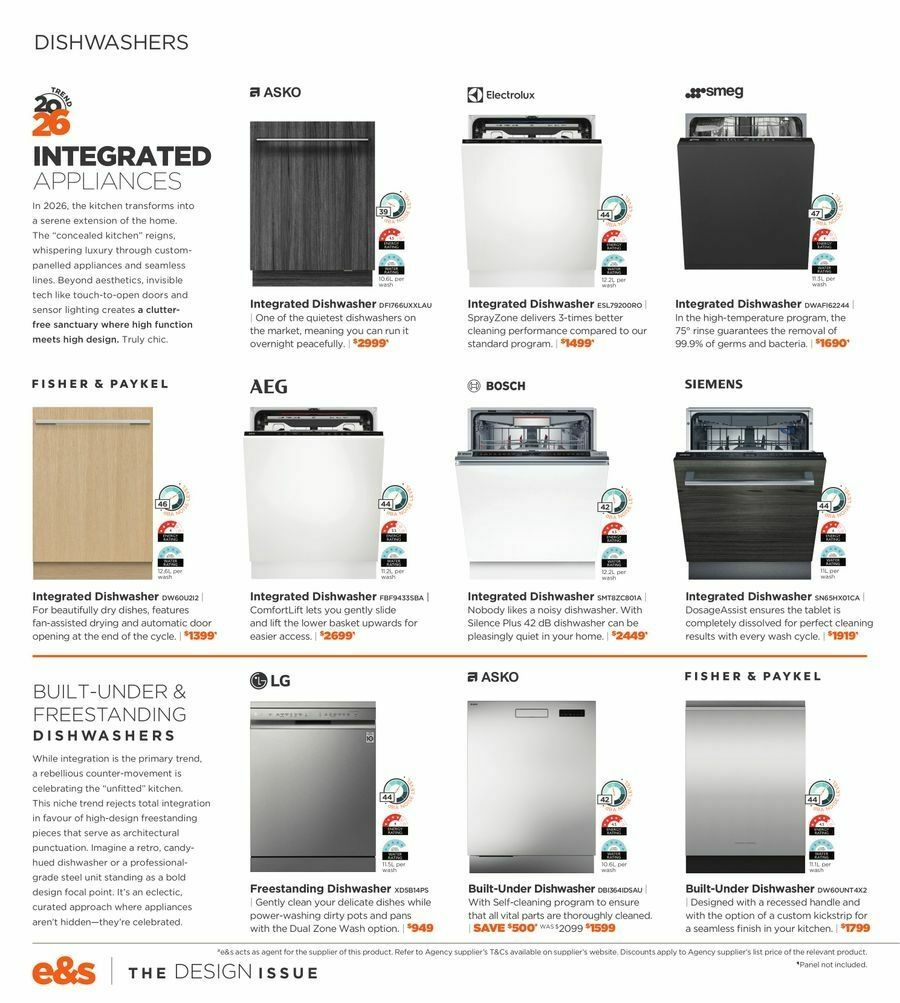 E&S Catalogues from 1 March