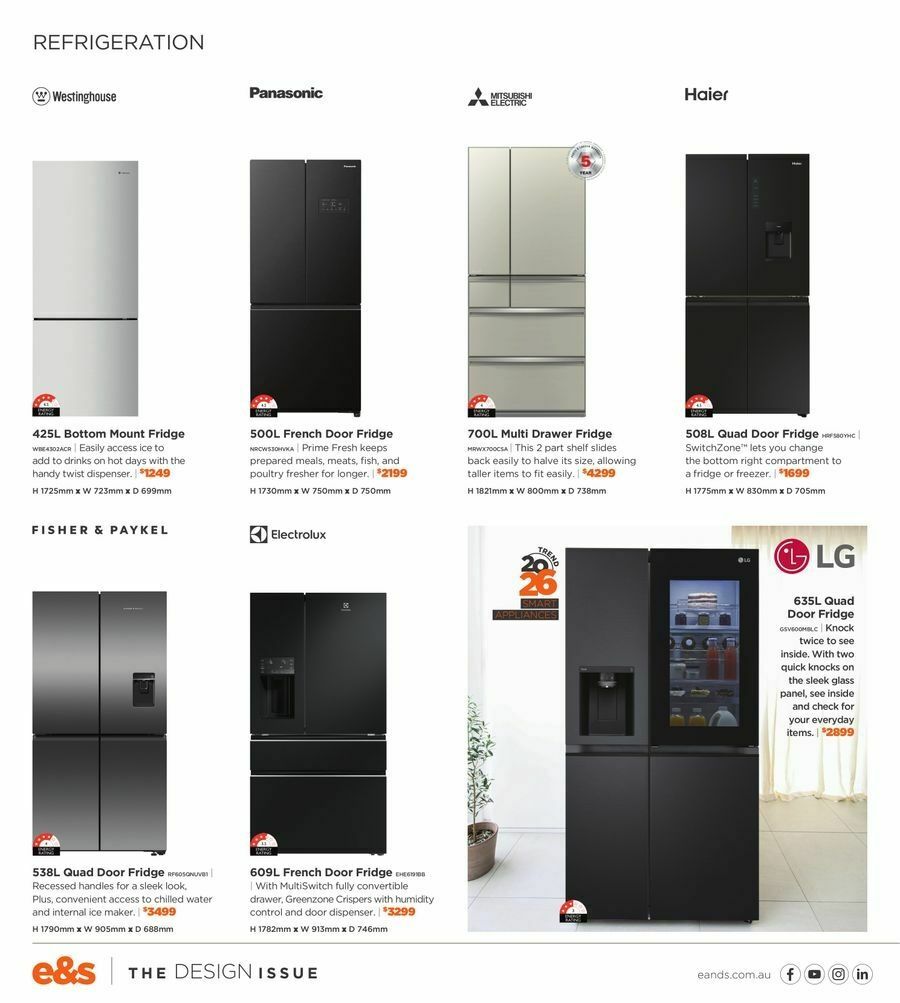 E&S Catalogues from 1 March