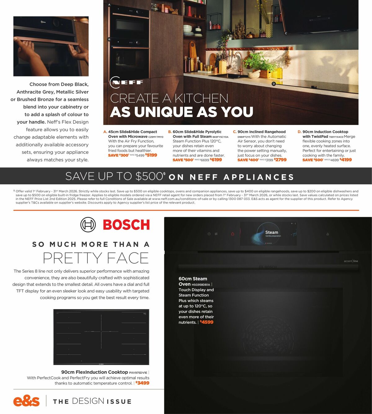 E&S Catalogues from 1 March