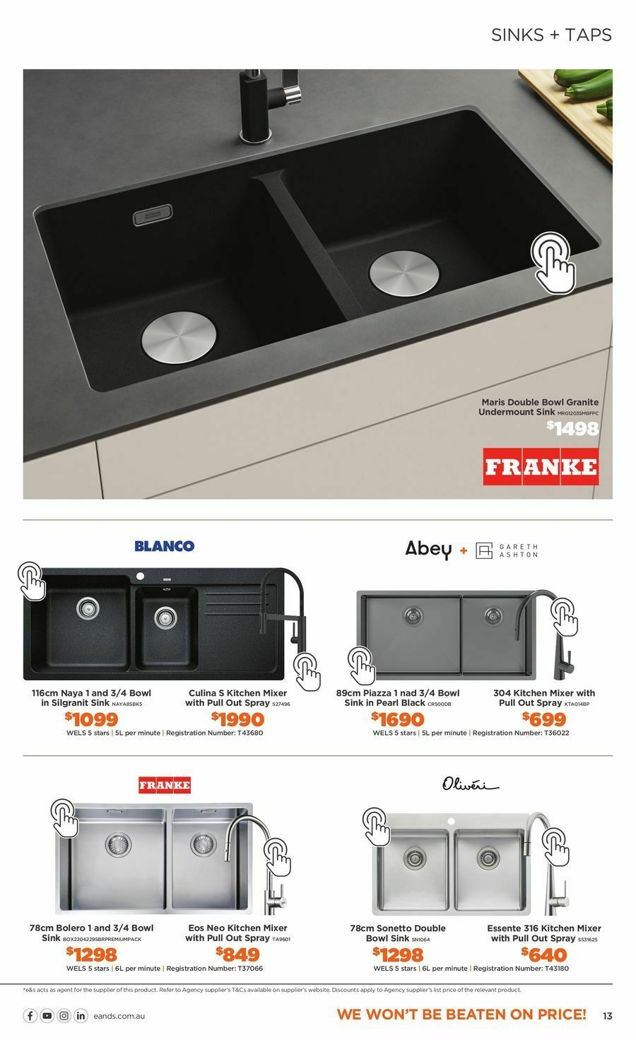 E&S Catalogues from 1 April