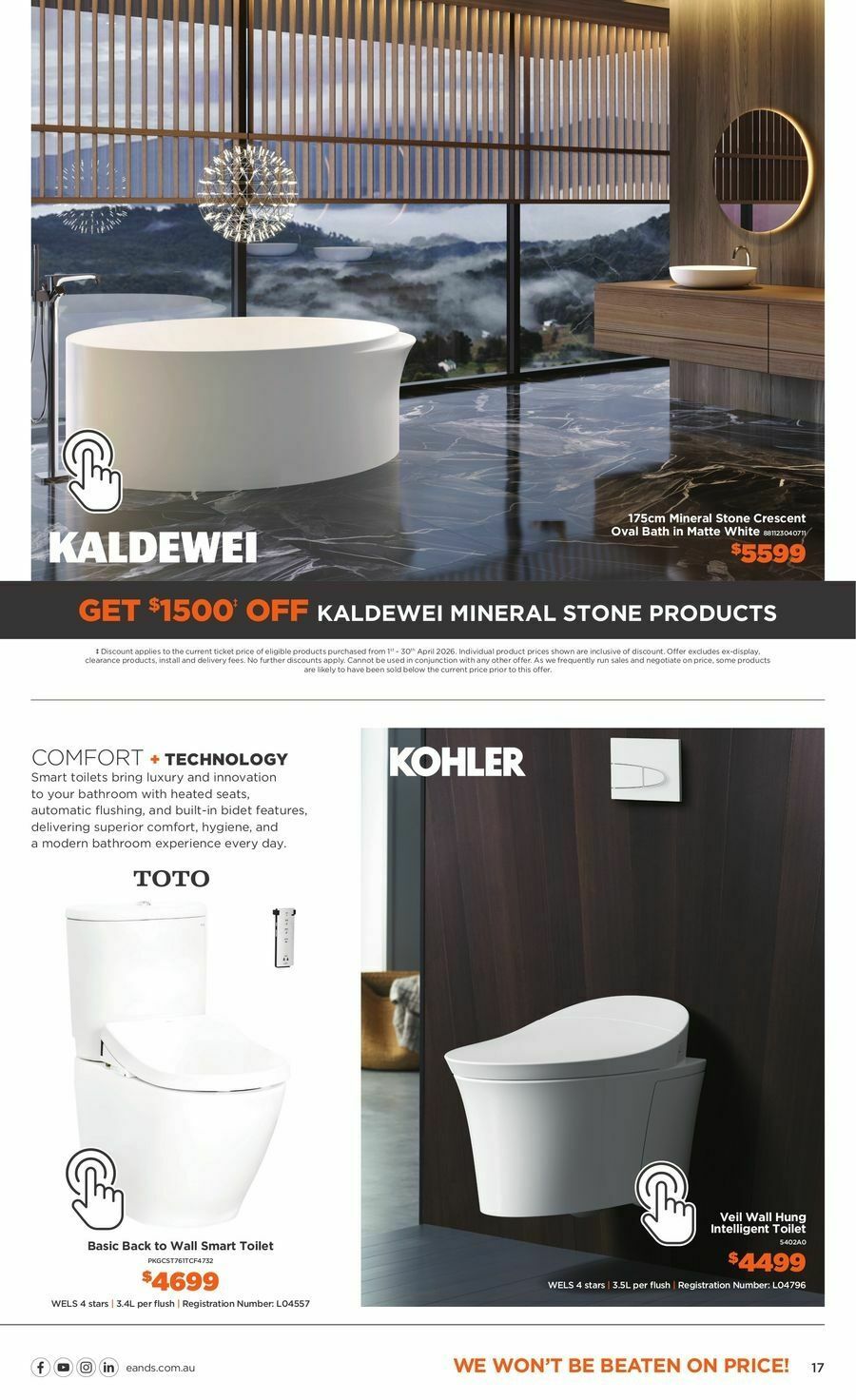 E&S Catalogues from 1 April