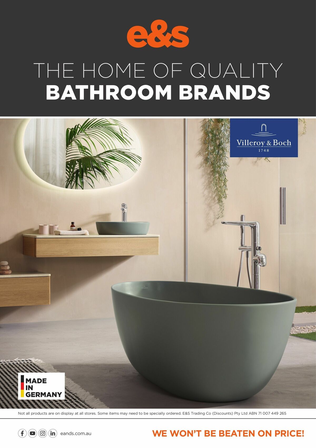 E&S Catalogues from 1 May