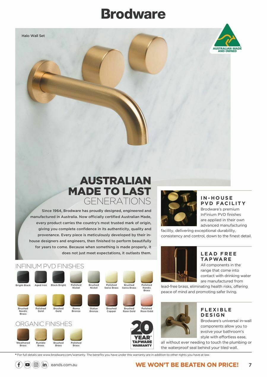 E&S Catalogues from 1 May